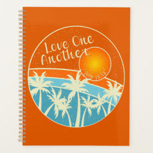 Liebe einander Christliches Design Planer