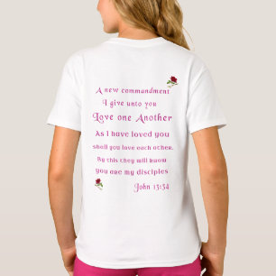 Liebe einander, wie ich Sie 2 Seiten geliebt habe T-Shirt