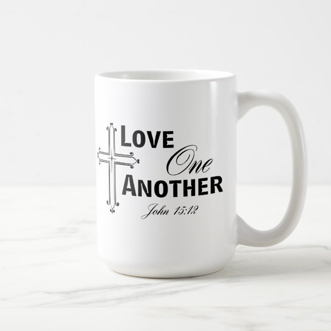 Liebe eine andere Cross-Coffee-Tasse Kaffeetasse (Rechts)
