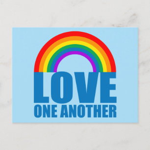 Liebe Eine andere inspirierende Christliche Verse Postkarte