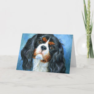 Liebe einen Cavalier King Charles Spaniel Grußkart Karte