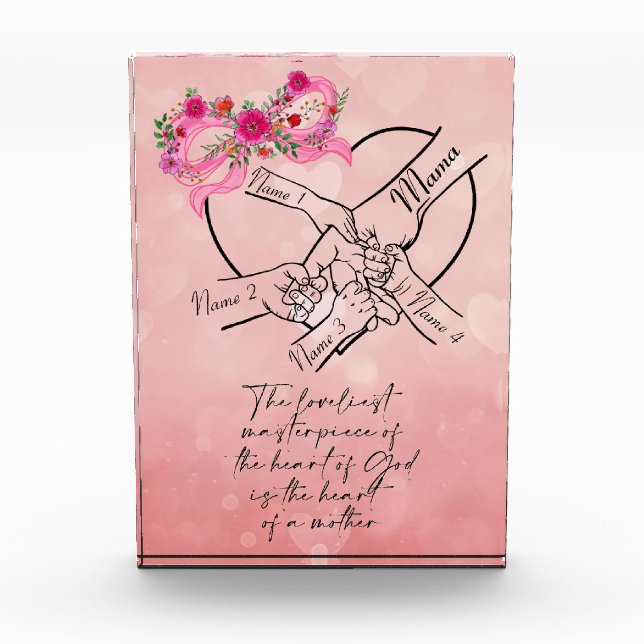 Liebe einer Mutter: Eine herzliche Hommage Fotoblock (Vorderseite)