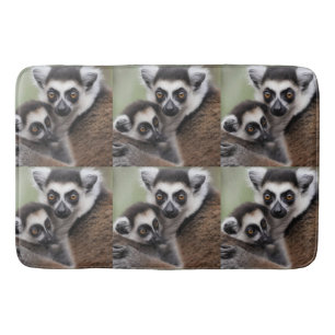 **"Liebe einer Mutter: Mama und Baby Lemur Cuddlin Badematte
