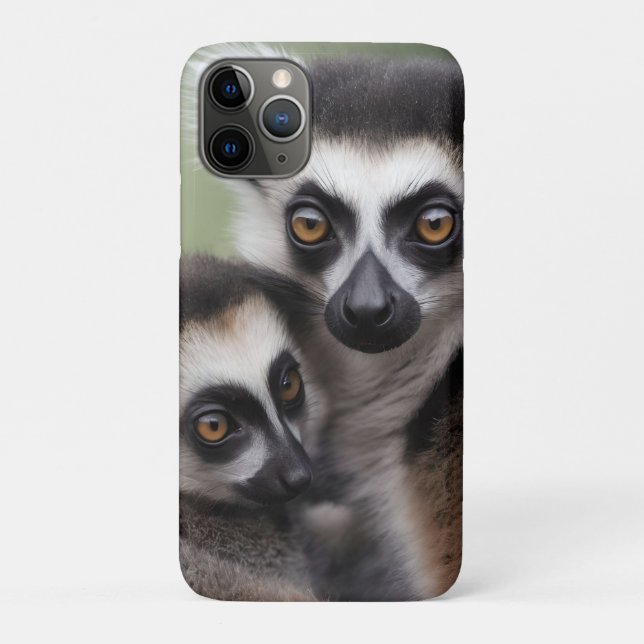 **"Liebe einer Mutter: Mama und Baby Lemur Cuddlin Case-Mate iPhone Hülle (Rückseite)