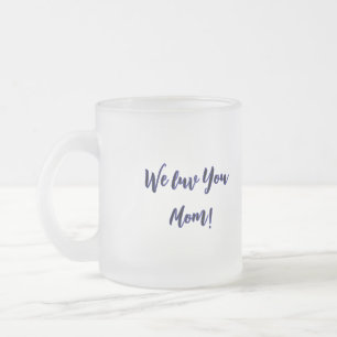 Liebe einer Mutter Mattglastasse