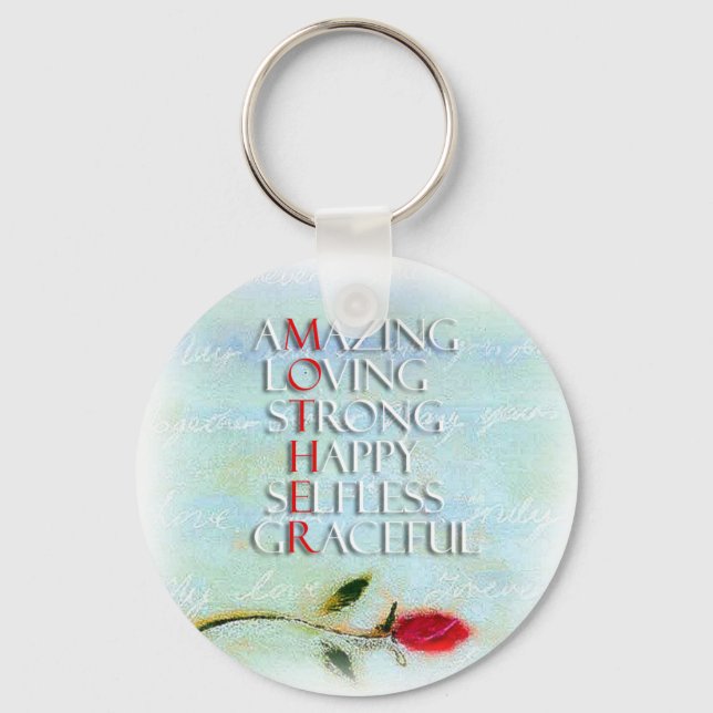 Liebe einer Mutter Schlüsselanhänger (Vorderseite)