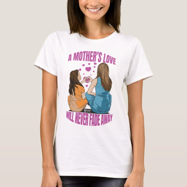 Liebe einer Mutter Weiß T-Shirt (Vorderseite)