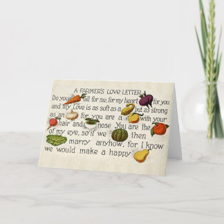 Liebe eines Bauern Vintag 1914 Feiertagskarte