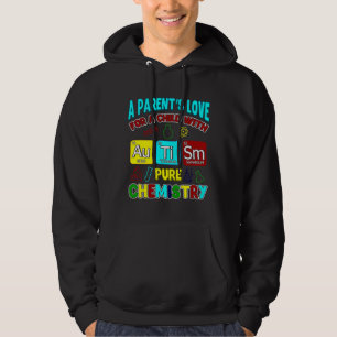 Liebe eines Elternteils für Kinder mit Autismus, r Hoodie