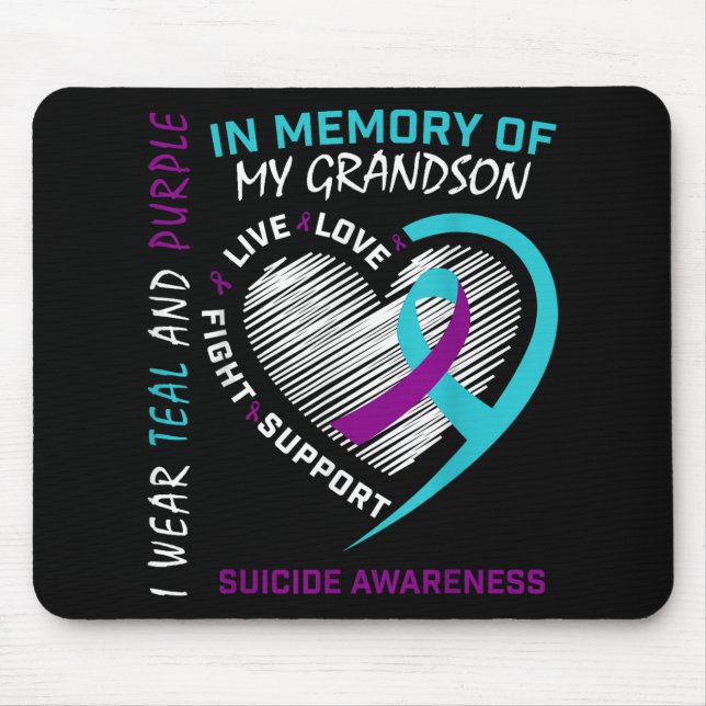 Liebe eines in Erinnerung an das Selbstmordbewusst Mousepad (Vorne)
