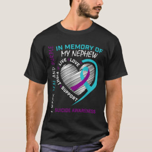 Liebe eines in Erinnerung an Nephew Selbstmordgeda T-Shirt