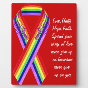 Liebe, Einheit und Frieden Fotoplatte