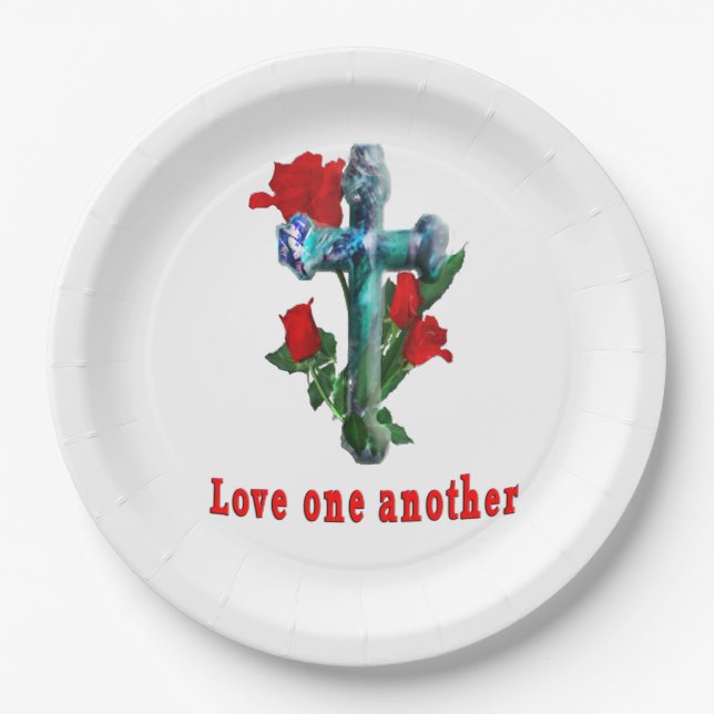 Liebe eins pappteller (Vorderseite)