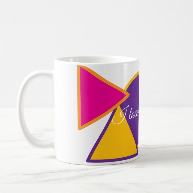 liebe einzigartiges Design Kaffeetasse (Links)