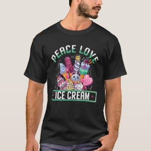Liebe Eis Creme Ice Creme T-Shirt