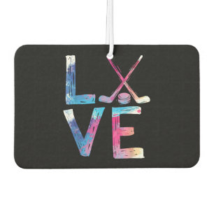 Liebe Eishockey Hockey Girls Geschenke Womens Ice Autolufterfrischer