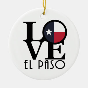 LIEBE El Paso Keramik Ornament