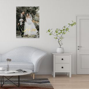 Liebe Elegante Hochzeitskaffee Printmedien Foliendrucke