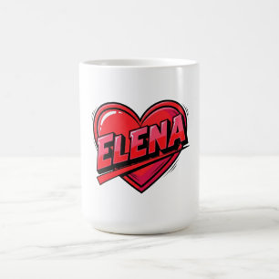 Liebe Elena Kaffeetasse