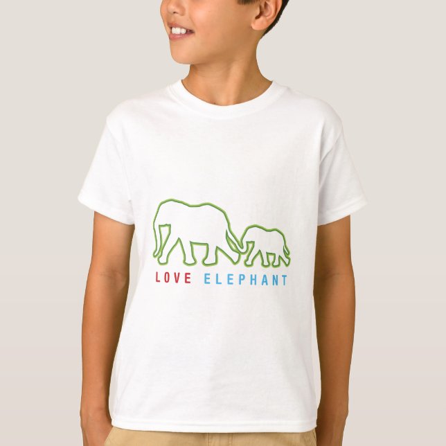 Liebe Elephant T-Shirt (Vorderseite)