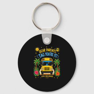 Liebe Eltern Tag Busfahrer Liebe Ende der Schule Schlüsselanhänger
