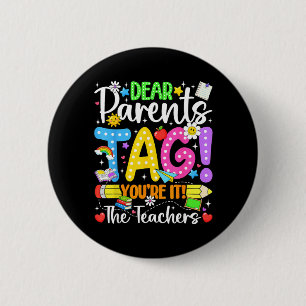 Liebe Eltern Tag Liebe Lehrer Letzter Schultag Button
