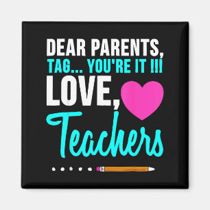 Liebe Eltern Tag Liebe Lehrer lustiger Abschluss Magnet