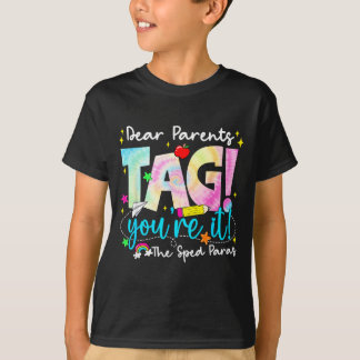 Liebe Eltern Tag Liebe Sped für Letzter Schultag T-Shirt