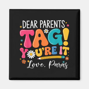 Liebe Eltern Tag - para Letzter Schultag Magnet