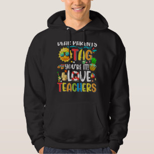Liebe Eltern Tag Sie sind es Liebe Lehrer Letzten Hoodie