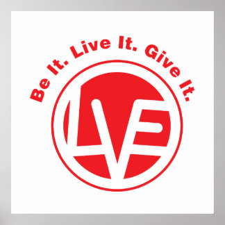 Liebe Emblem 24" x 24" Value Poster