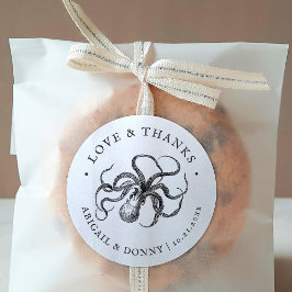 Liebe Embrace | Liebe und Dank Runder Aufkleber