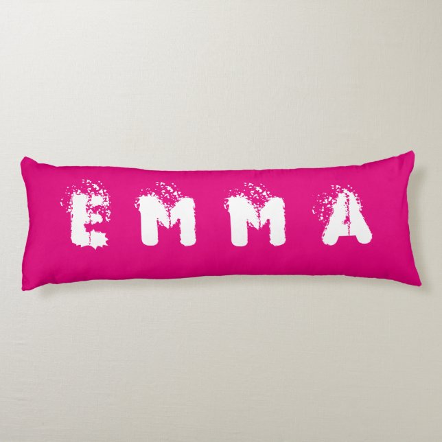 LIEBE EMMA Pink Kissen (Rückseite)