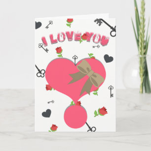 Liebe Emoji Card Feiertagskarte