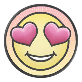 Liebe Emoji Eishockey Puck
