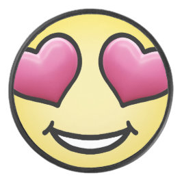 Liebe Emoji Eishockey Puck