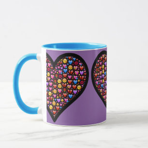 Liebe Emoji individuell Tasse