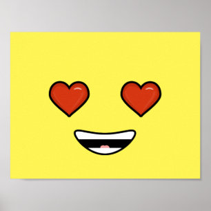Liebe Emoji Poster