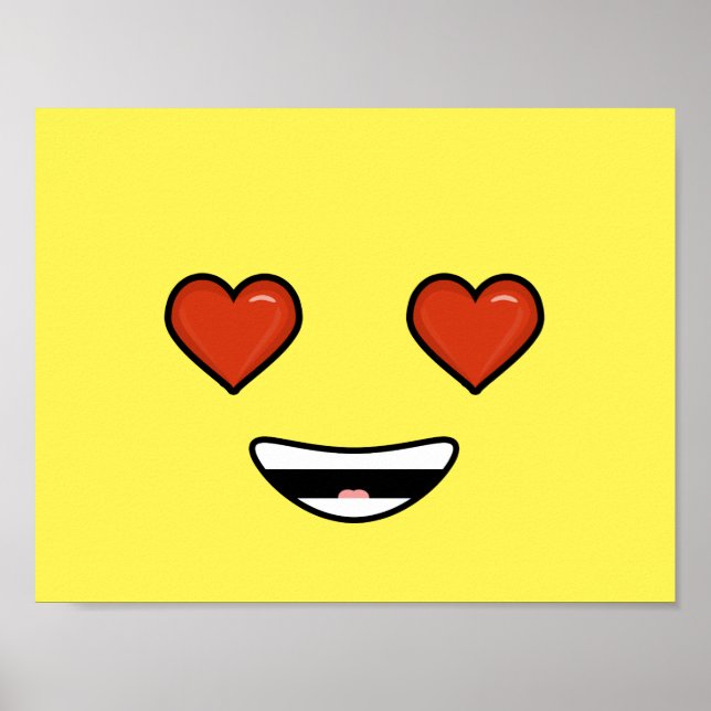 Liebe Emoji Poster (Vorne)