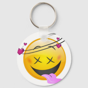 Liebe emoji schlüsselanhänger