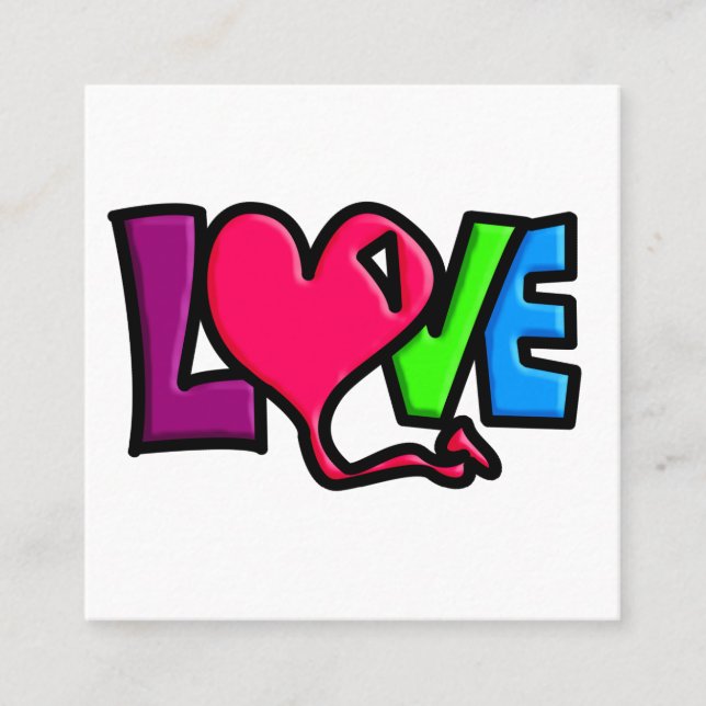 Liebe Empfehlungskarte (Vorderseite)