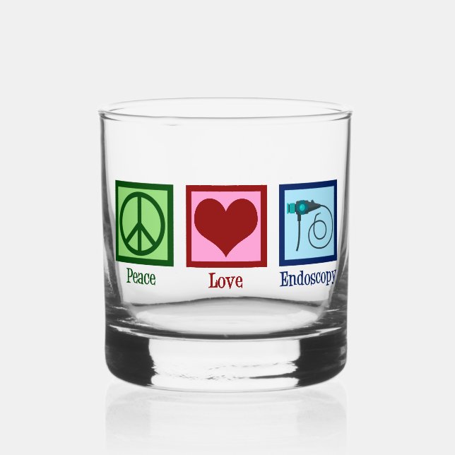 Liebe Endoskopie Whiskyglas (Vorderseite)