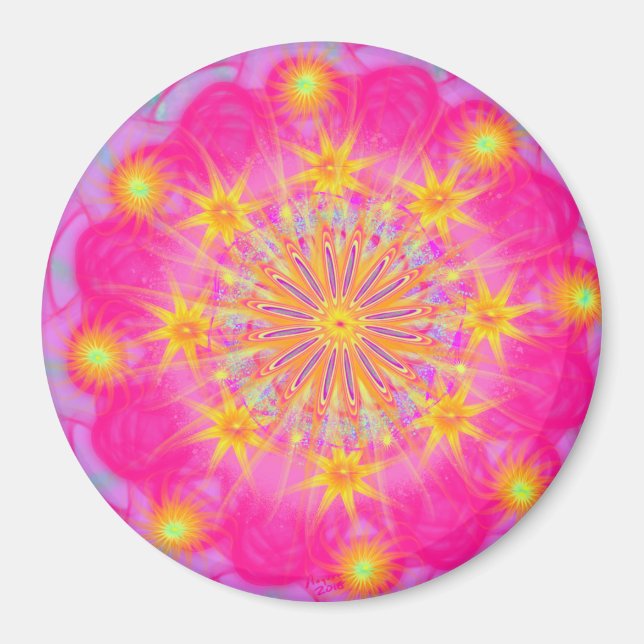 Liebe Energie nach Power Blume Magnet (Vorne)