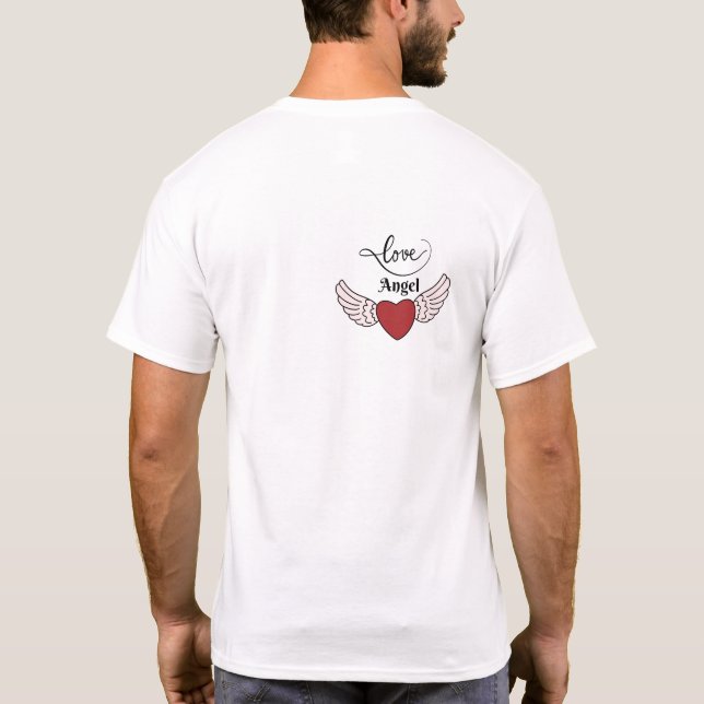"Liebe Engel" T - Shirt "Back Heart" | Minimalisti (Rückseite)