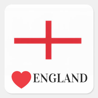 Liebe England Protest Sticker