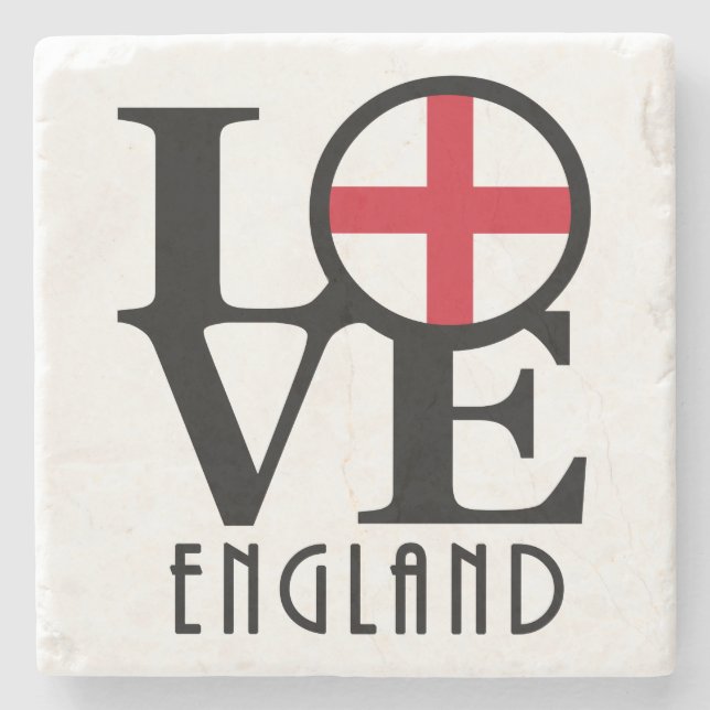 LIEBE England Steinuntersetzer (Vorderseite)