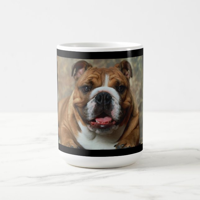 Liebe English Bulldog Welpe Hund Coffee Cup Tasse (Mittel)