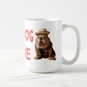 Liebe English Bulldog Welpen Hund Kaffee Tasse Mug