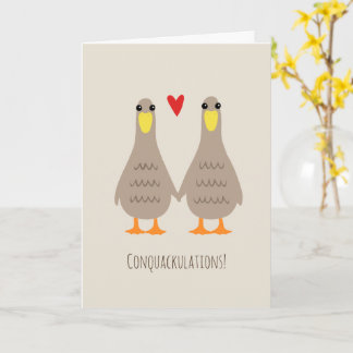 Liebe Enten Hochzeitsglückwünsche Braut Glückwünsc Karte