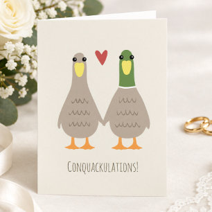 Liebe Enten Hochzeitsglückwünsche Lustige Gratulat Karte